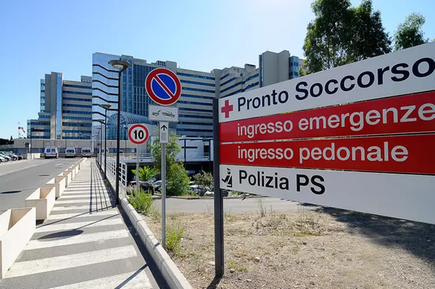 Il pronto soccorso del Brotzu (archivio L'Unione Sarda)