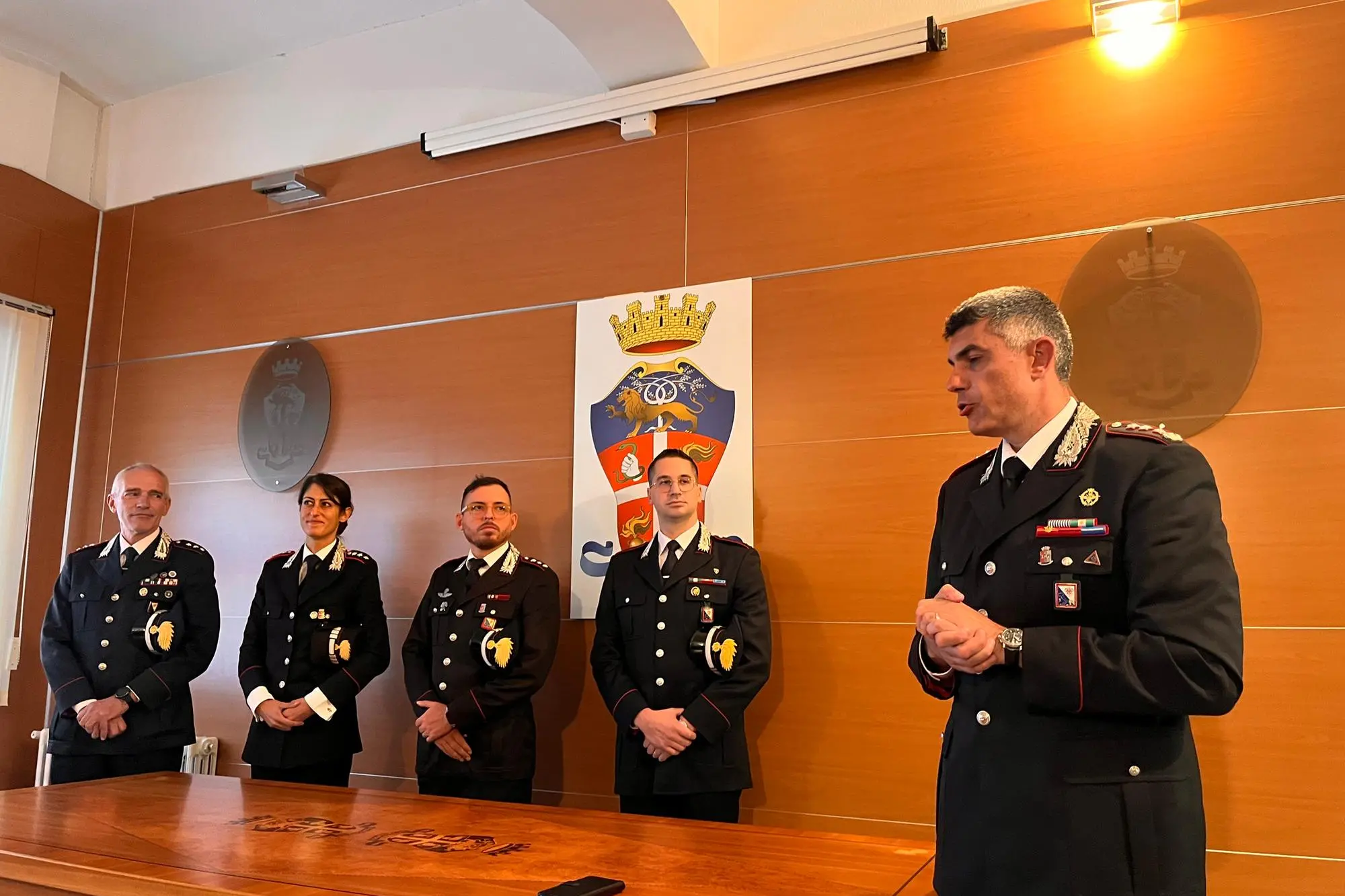 I nuovi graduati dei carabinieri a Nuoro