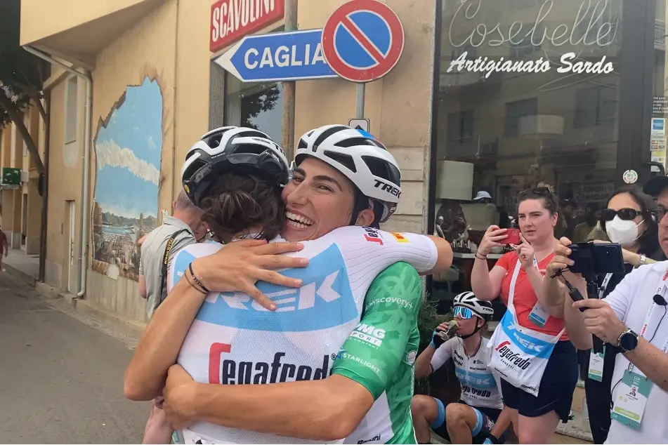 Tortolì, Elisa Balsamo vince la seconda tappa del Giro Donne (foto F. Melis)