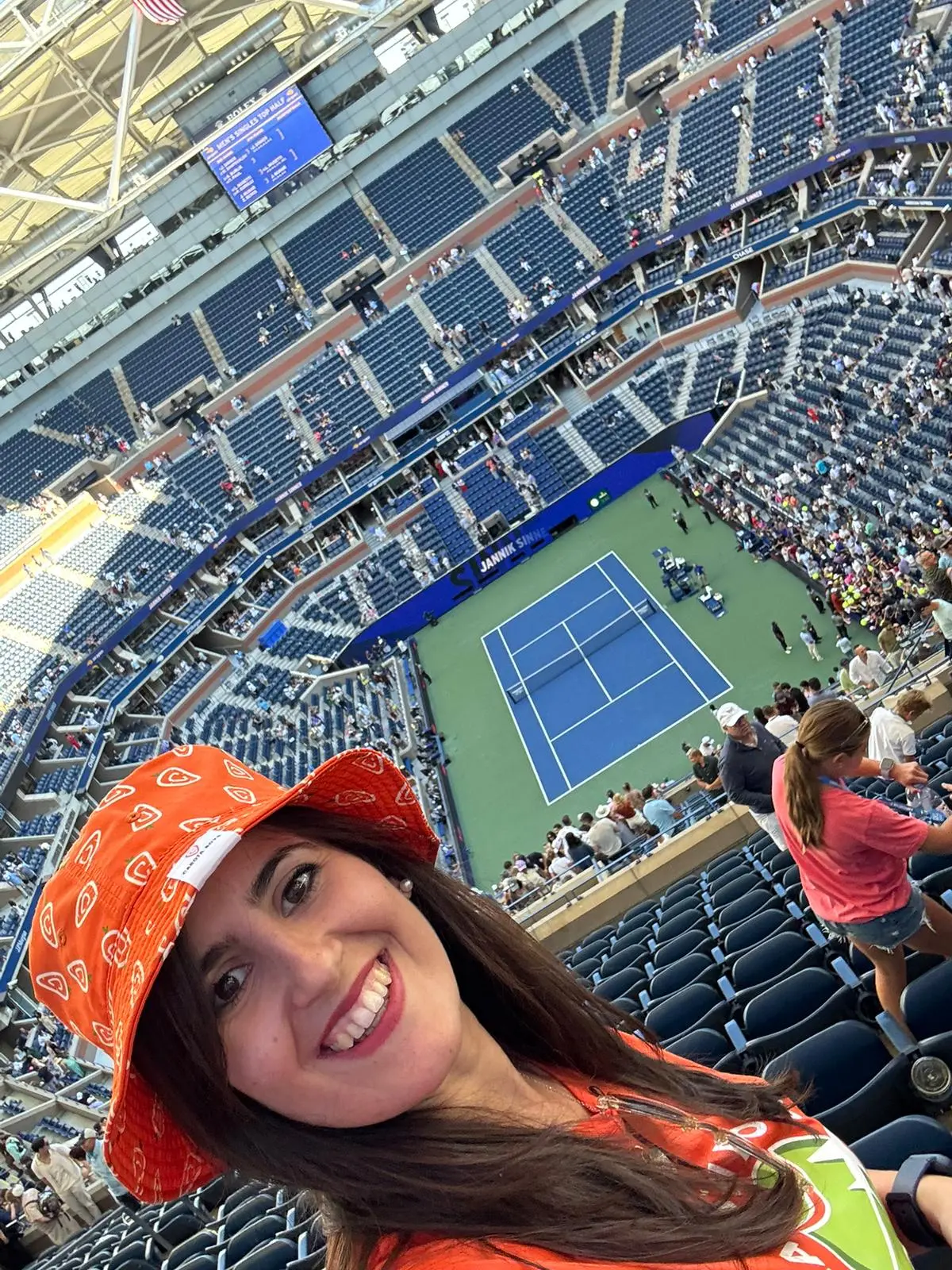 Michela Perra, 30 anni di Selargius, a Flushing Meadows (foto concessa da Michela Perra)