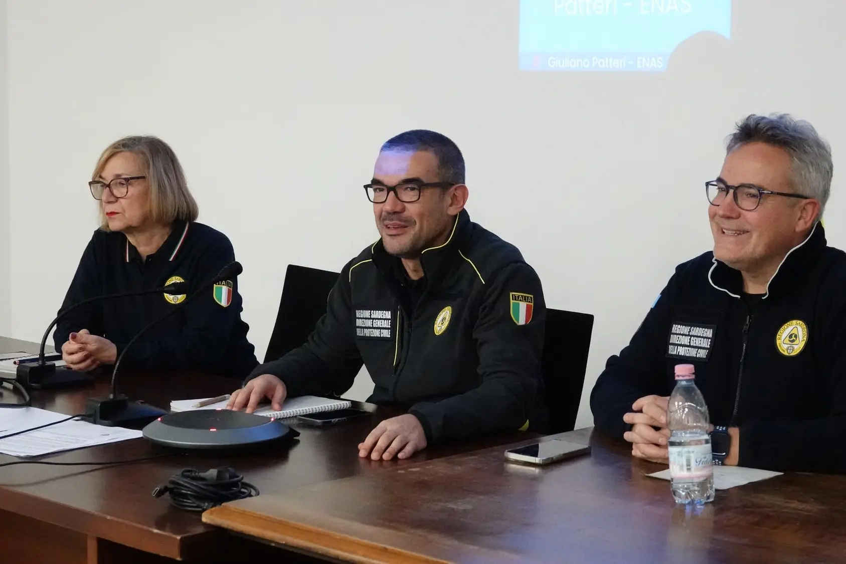 Il punto stampa della Protezione civile