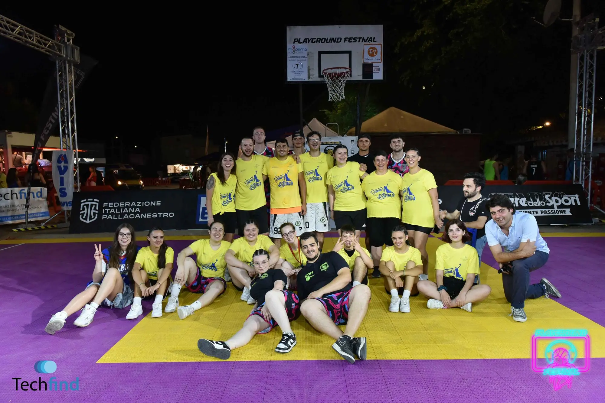 Lo staff del Playground Festival (foto concessa)