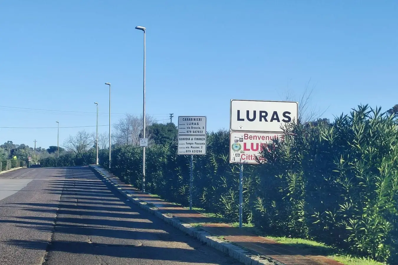 L'ingresso di Luras