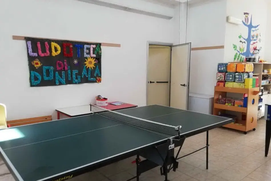 La ludoteca (foto L'Unione Sarda - Pinna)