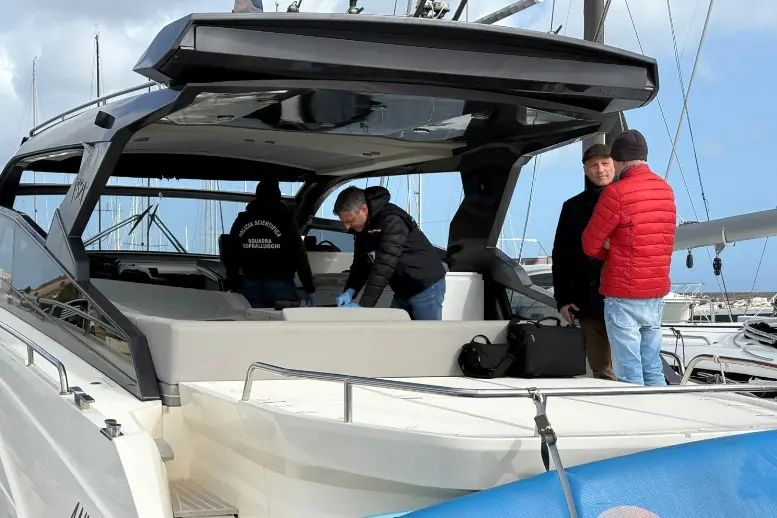 Un sopralluogo a Portisco (Foto Busia)