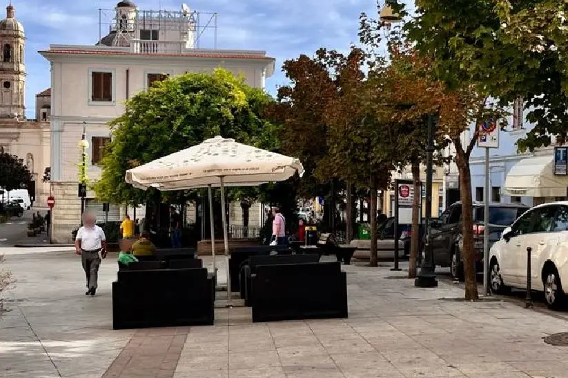 Piazza Bonfigli a Sorso (foto Pala)