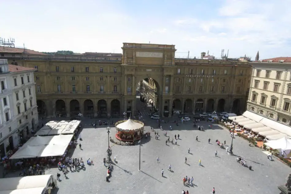 Piazza della Repubblica a Firenze