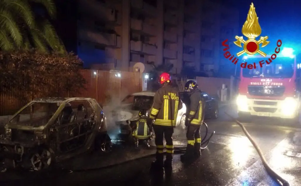 Tre le auto coinvolte