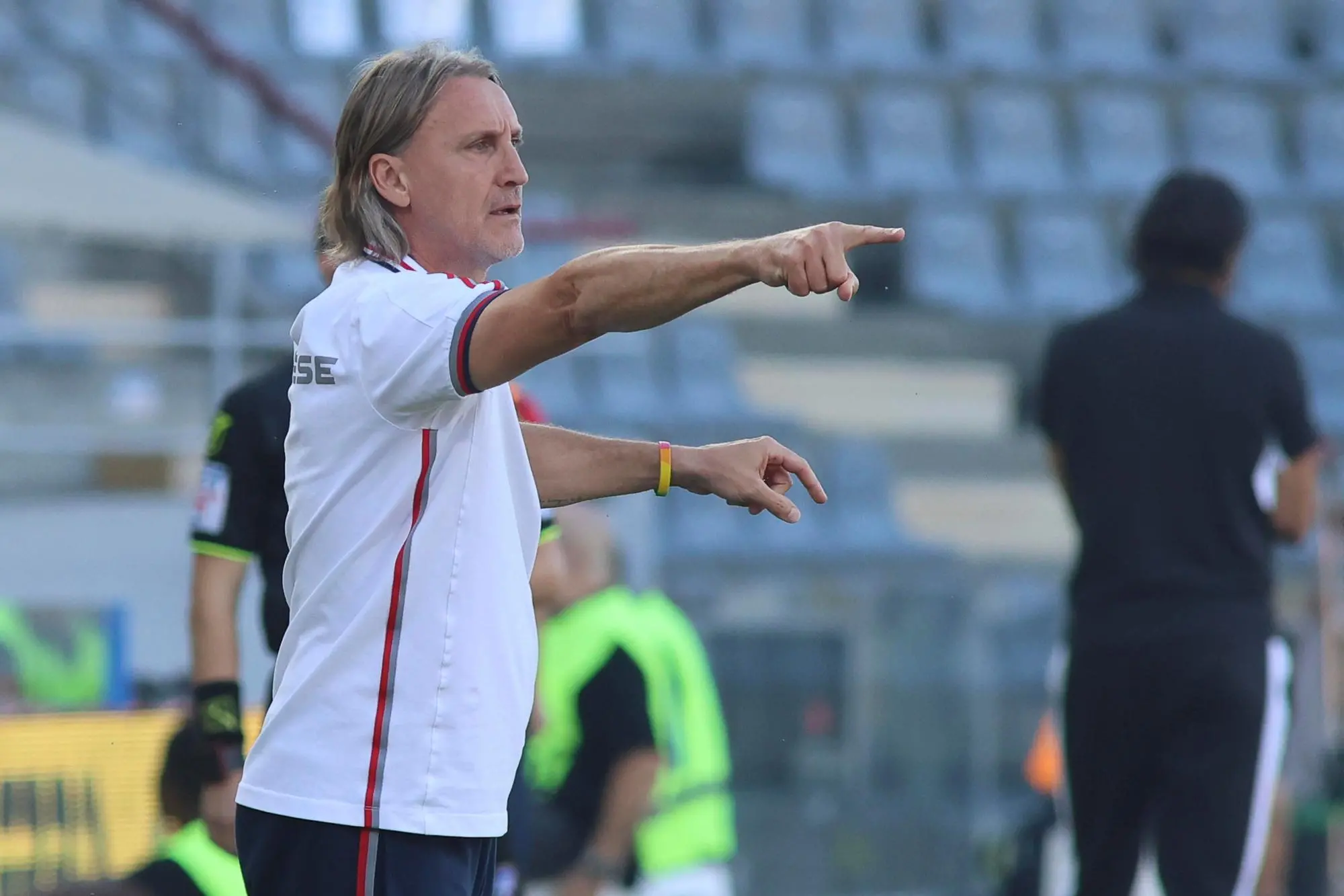Davide Nicola in Cremonese-Sassuolo di Serie A (foto Ansa)