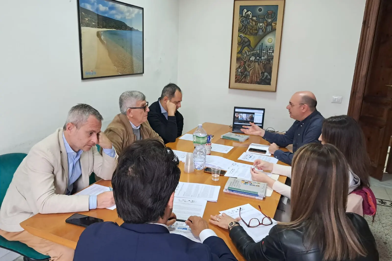 L'incontro a Cagliari
