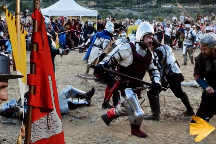 La rievocazione medievale a Borutta (foto concessa)