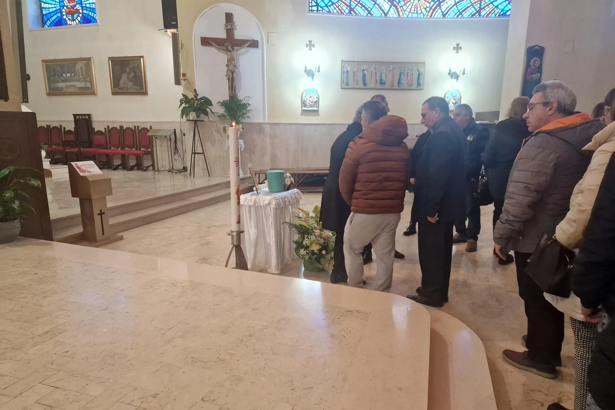 Il funerale di Gavina Massidda (foto Pala)