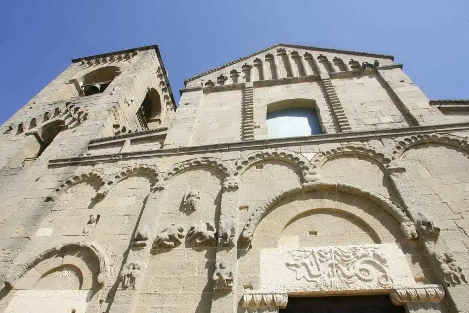 La cattedrale di San Pantaleo (Archivio L'Unione Sarda)