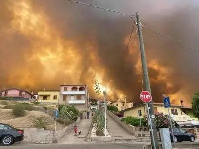 L'enorme incendio del 2022 nel Montiferru (Archivio)