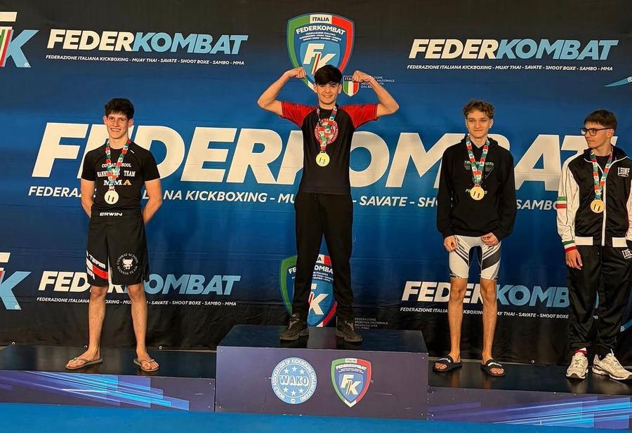 Il sassarese Francesco Torre campione italiano di KickJitsu a Jesolo
