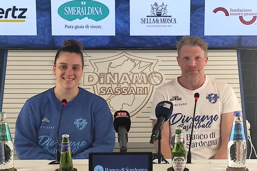Sara Revuelta e coach Mathew Foden (foto G. Marras)