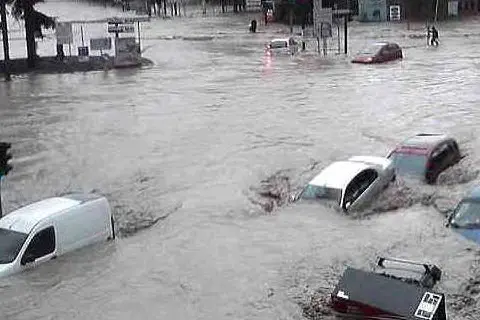 L'alluvione a Genova