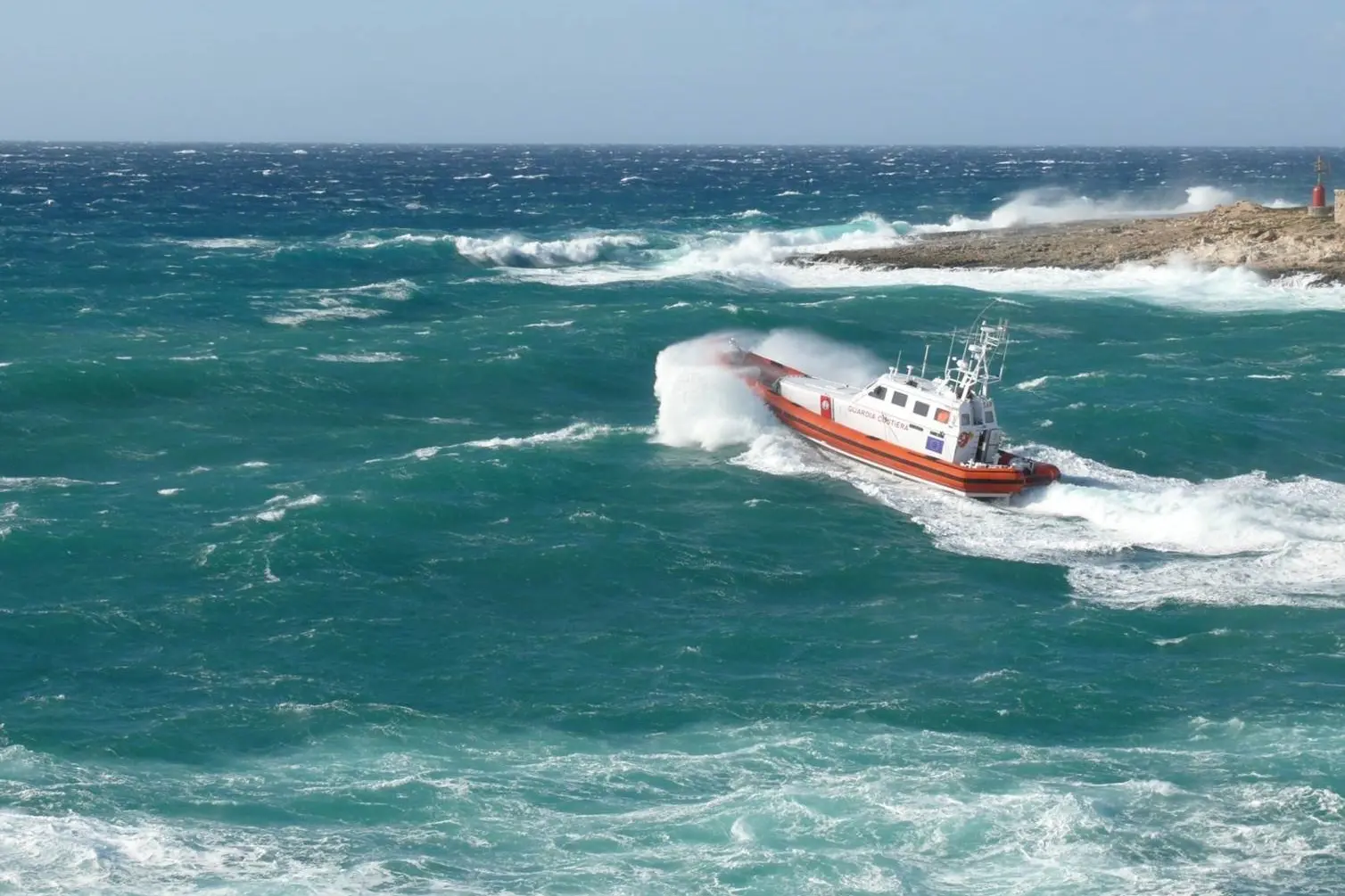 A Coast Guard patrol boat (photo granted)