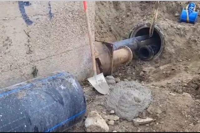 Una condanna del Coghinas 2( foto concessa)