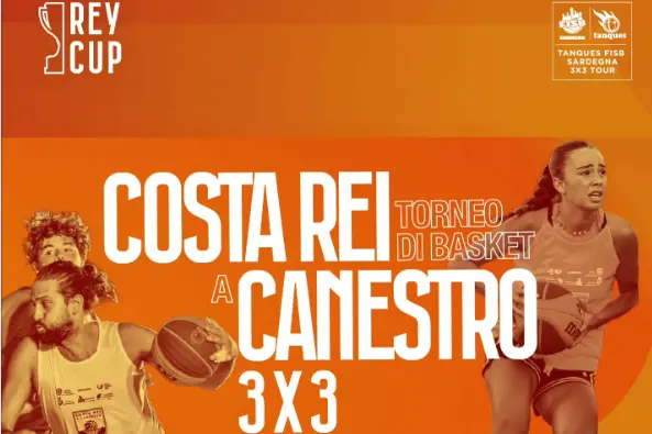 La locandina del torneo Costa Rei a Canestro
