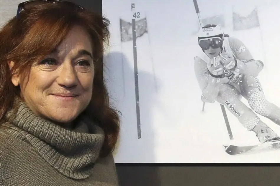 La sciatrice in uno scatto del 2014 (Ansa)