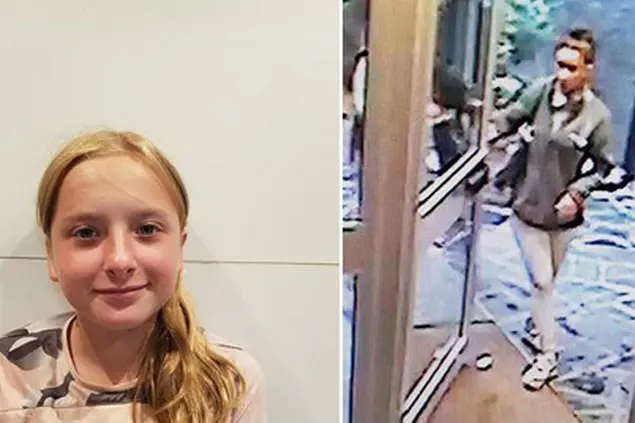Lola Daviet e la donna misteriosa immortalata in un video (Ansa)