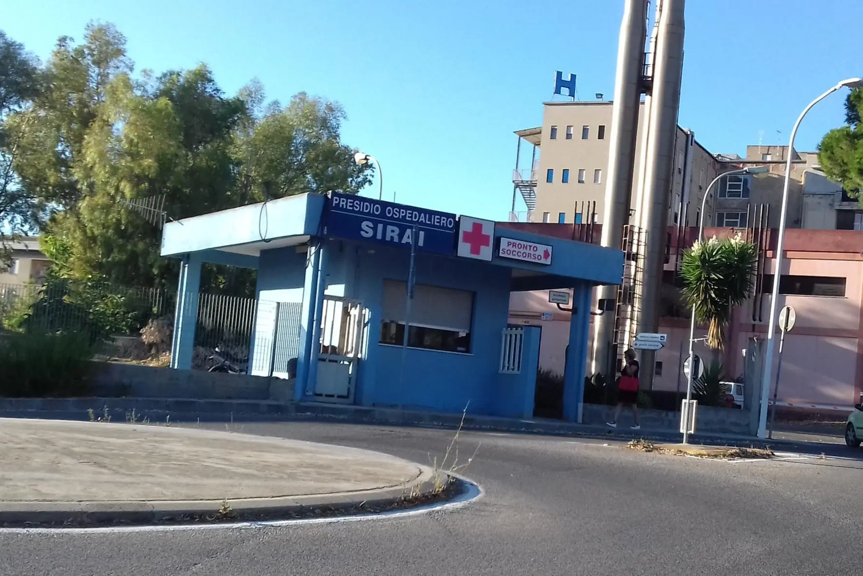 L'ospedale Sirai di Carbonia. (a. s.)