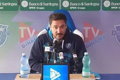 Coach Pozzecco (foto Dinamo)
