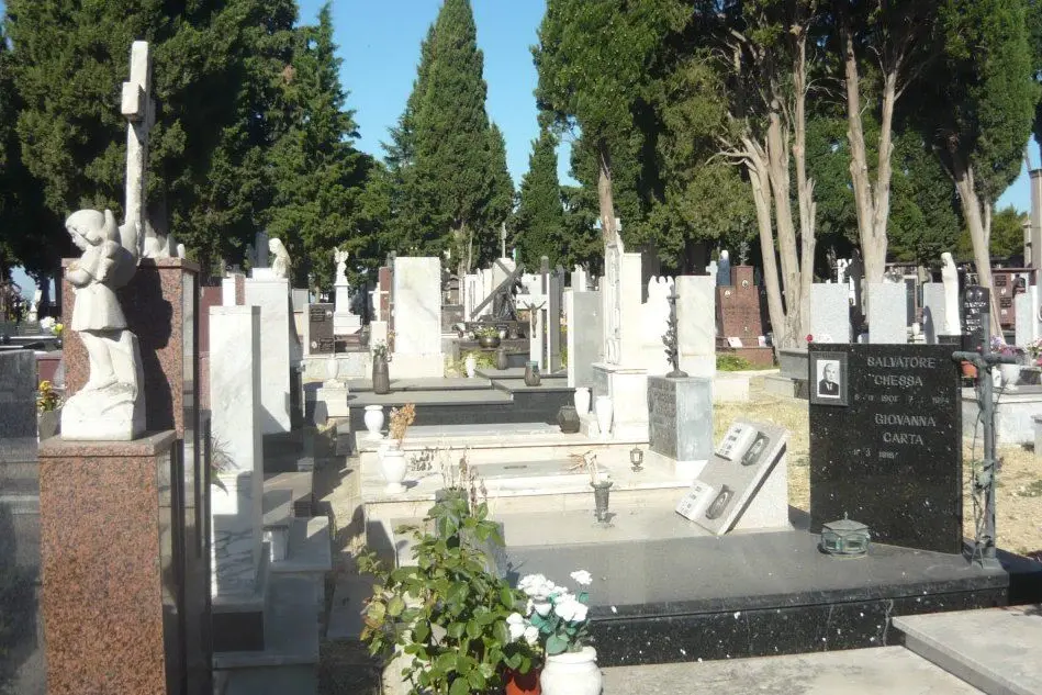 Il cimitero di Sinnai