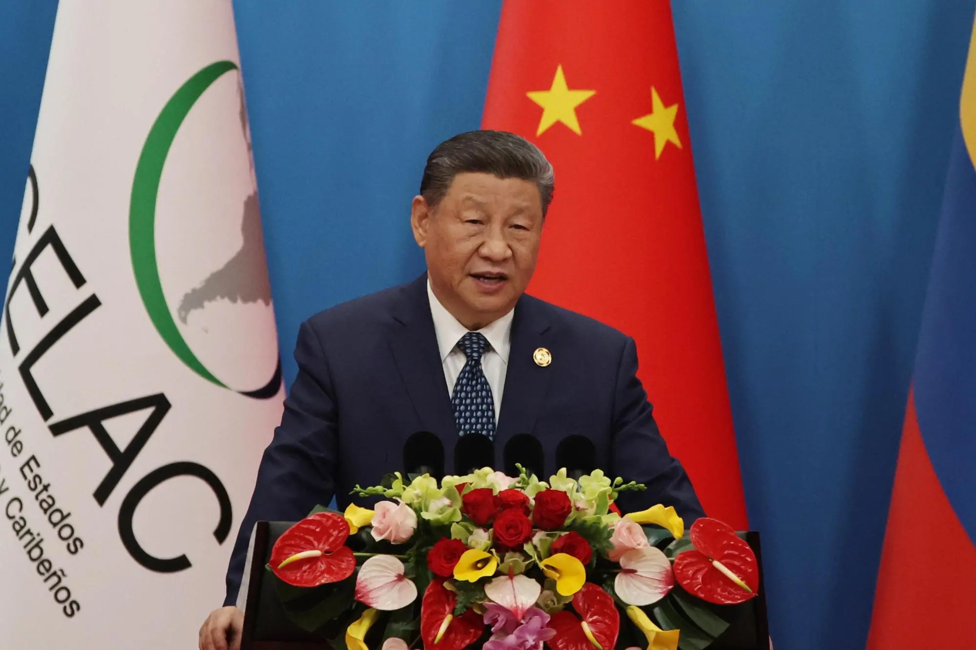 Xi Jinping, presidente della Cina (foto Ansa)