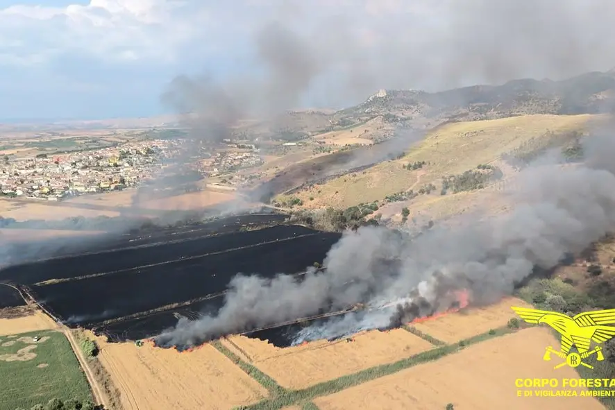 L'incendio di Furtei