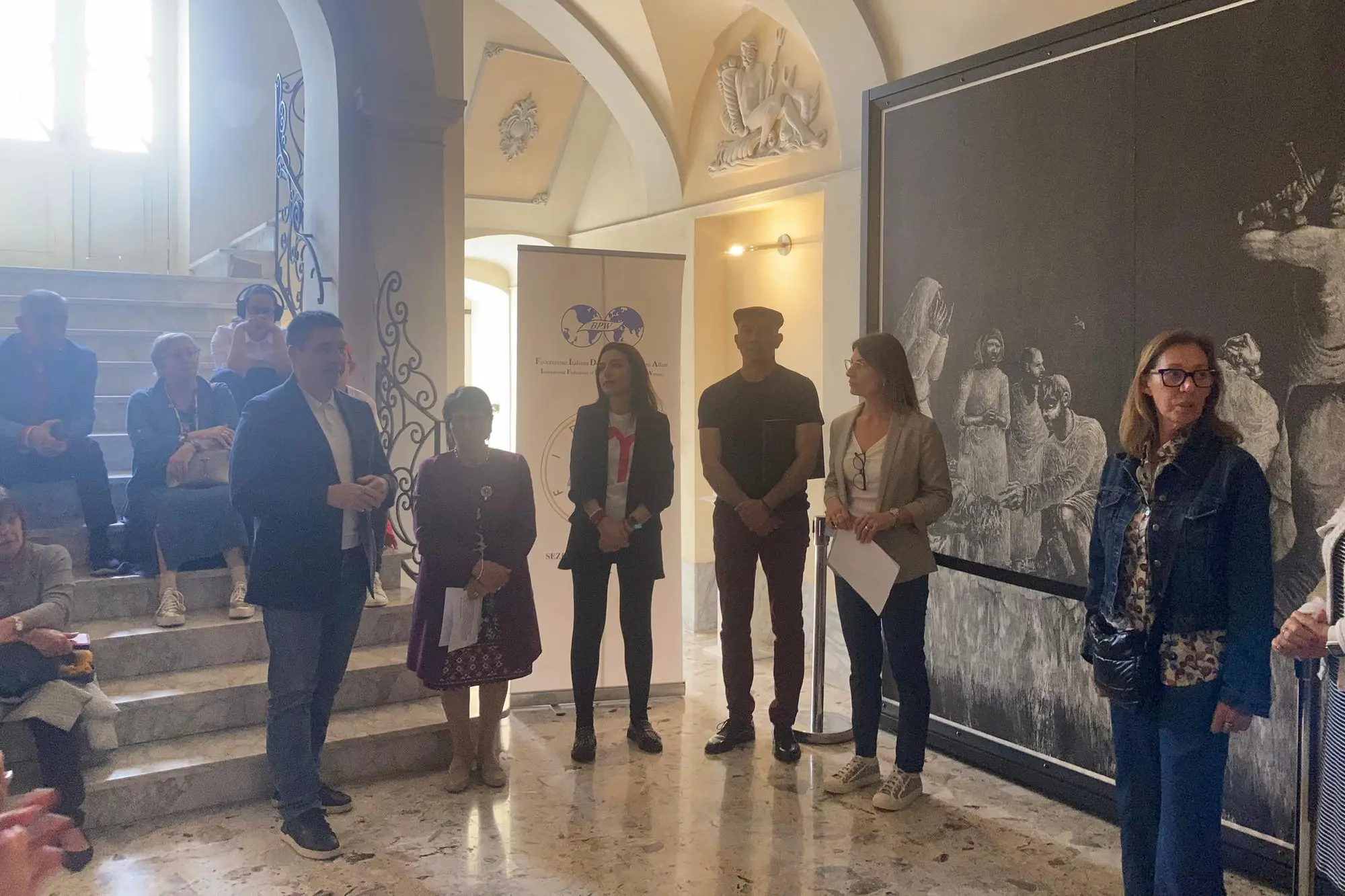La mostra di xilografia a Porto Torres (foto Pala)