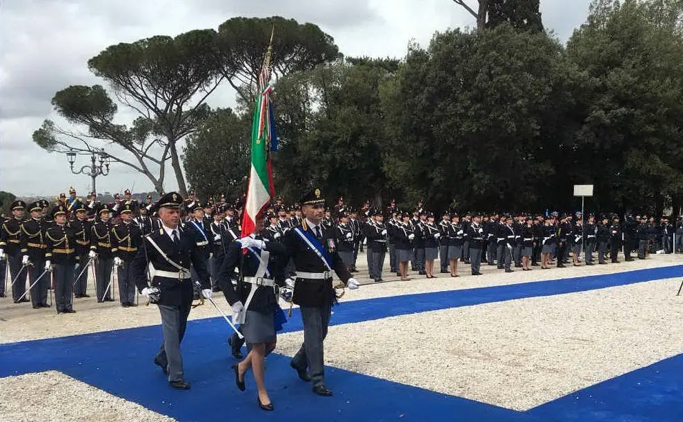 Medaglia d'oro alla bandiera nel 2018 dedicata alla polizia scientifica