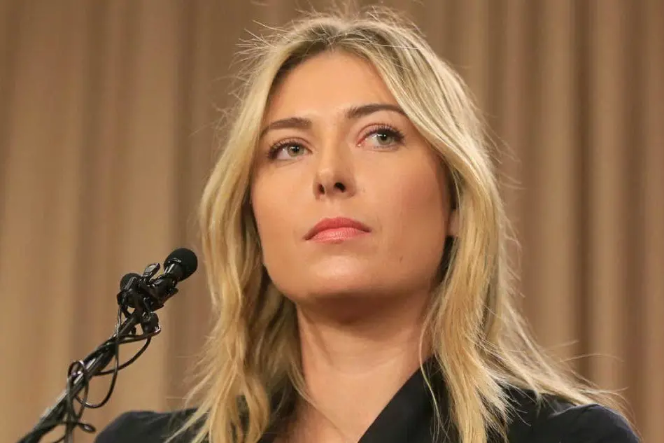 Maria Sharapova il giorno dell'annuncio della sua positività al "meldonium"