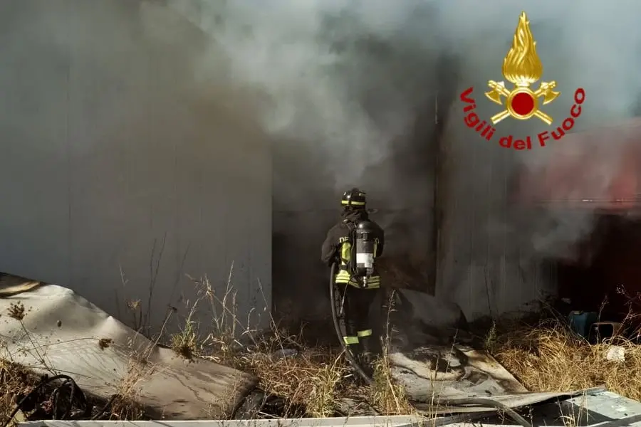 Incendio a Silì