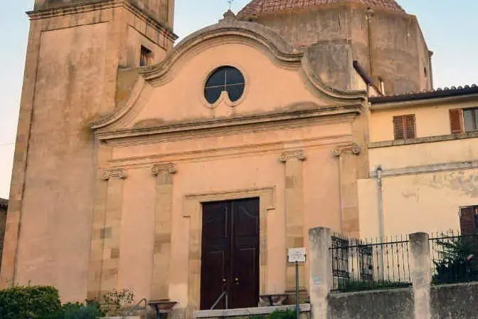 La chiesa di San Sebastiano (Foto A.Pintori)