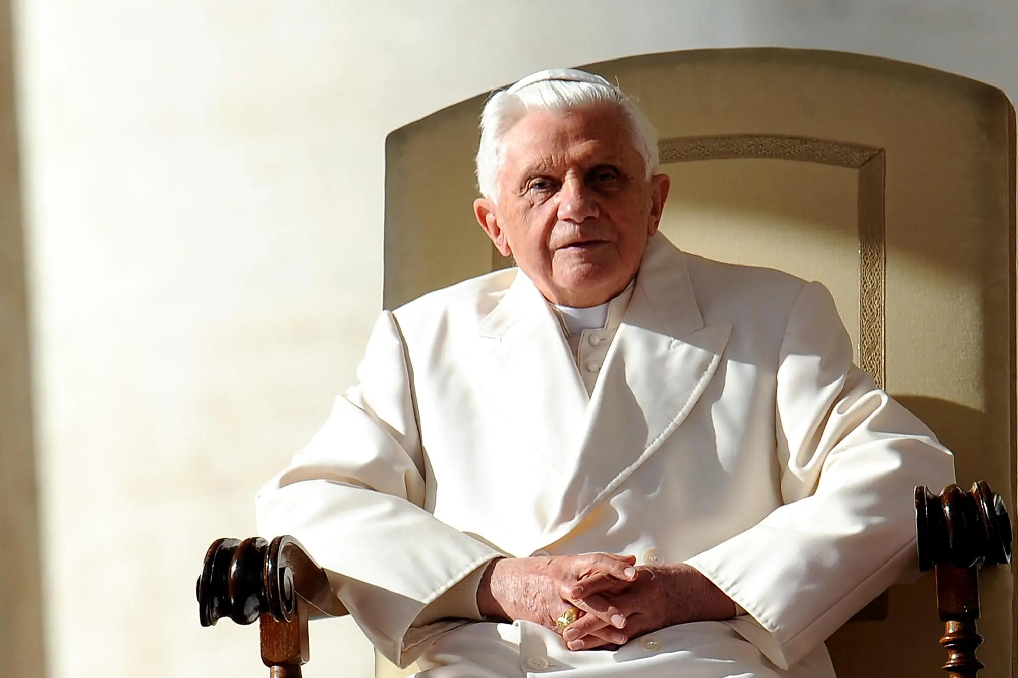 Papa Ratzinger (foto Ansa)
