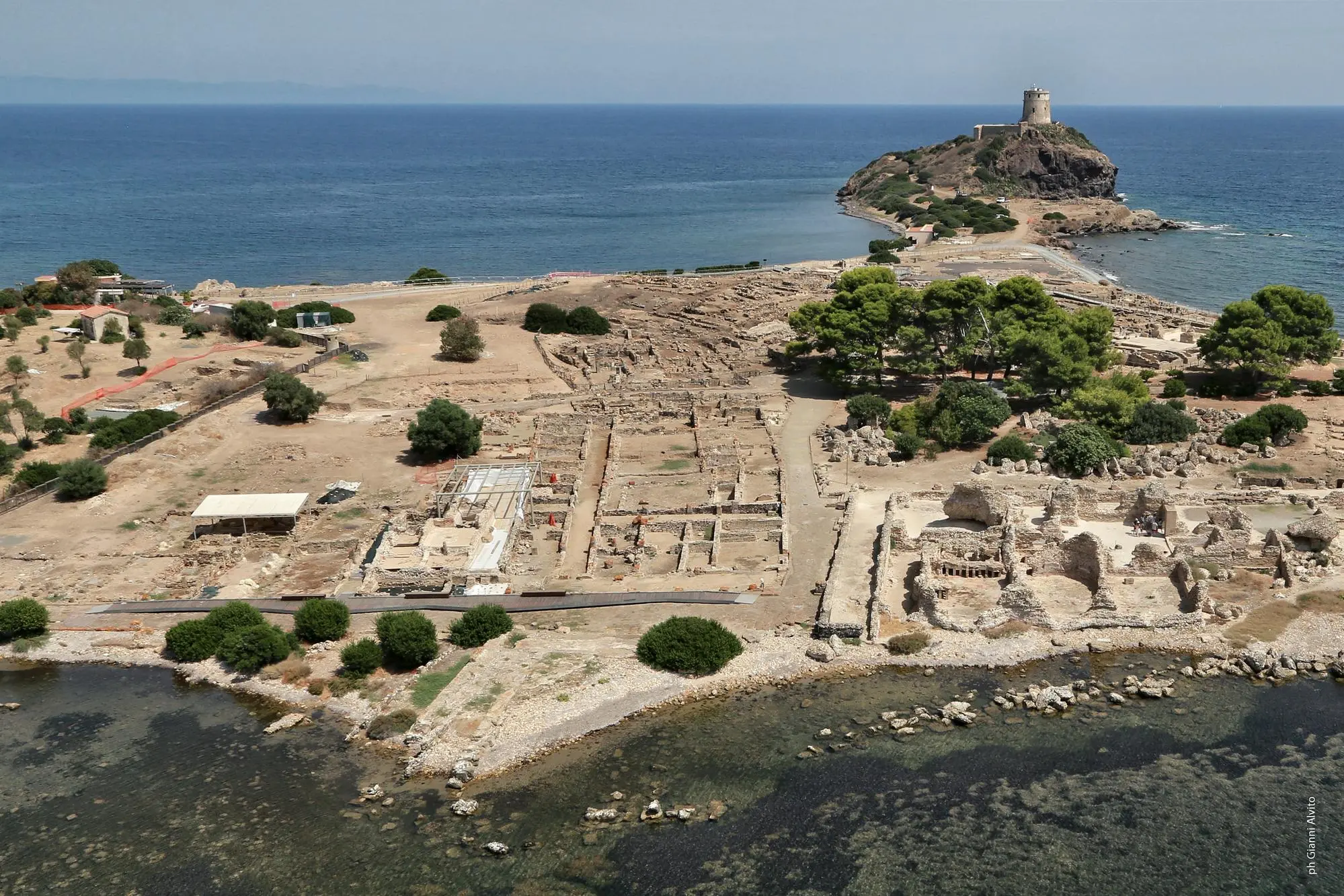 L'area archeologica di Nora (foto Murgana)