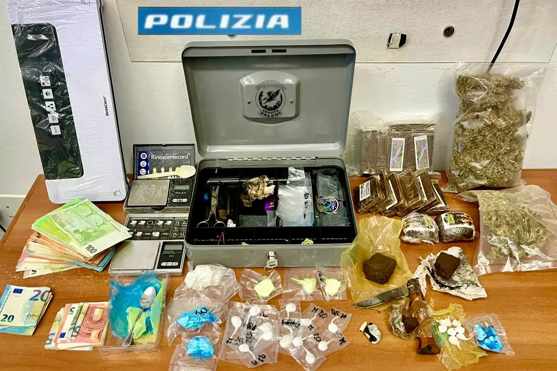 La droga sequestrata