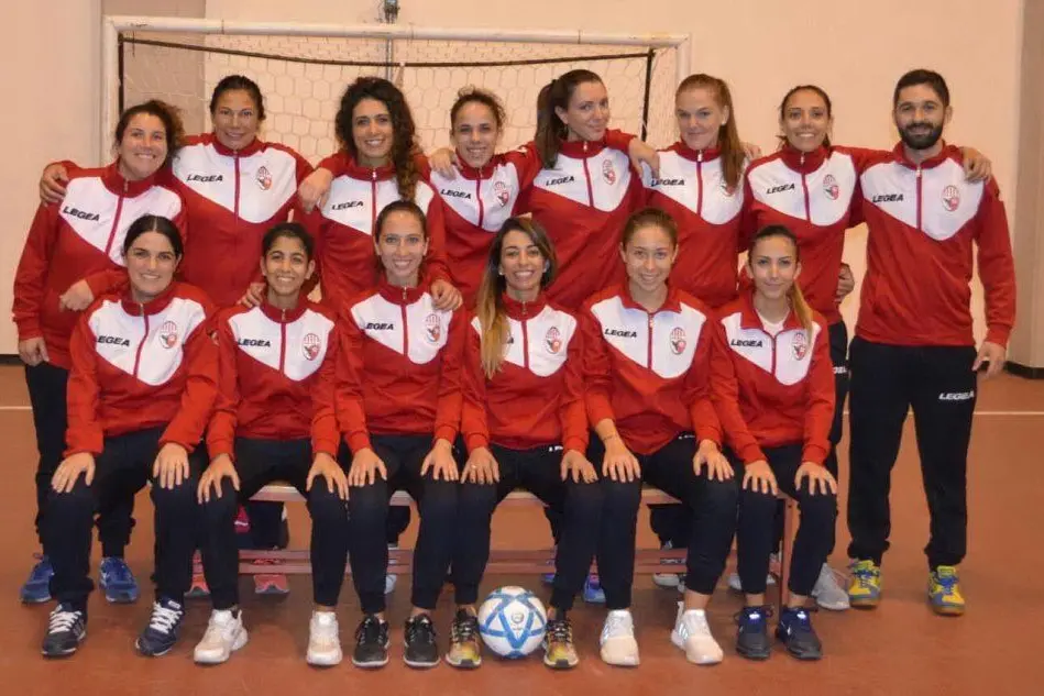 Le ragazze dell'Fcd Futsal Pula