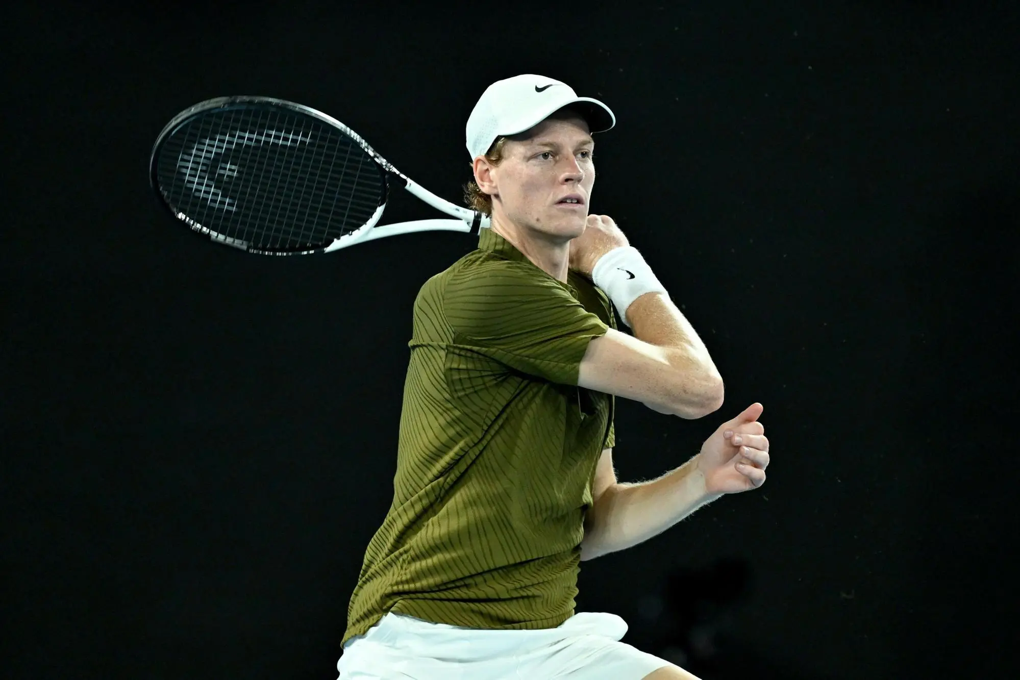 Jannik Sinner agli Australian Open di tennis
