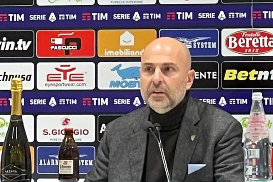 Tommaso Giulini in sala stampa (Foto: Spignesi)