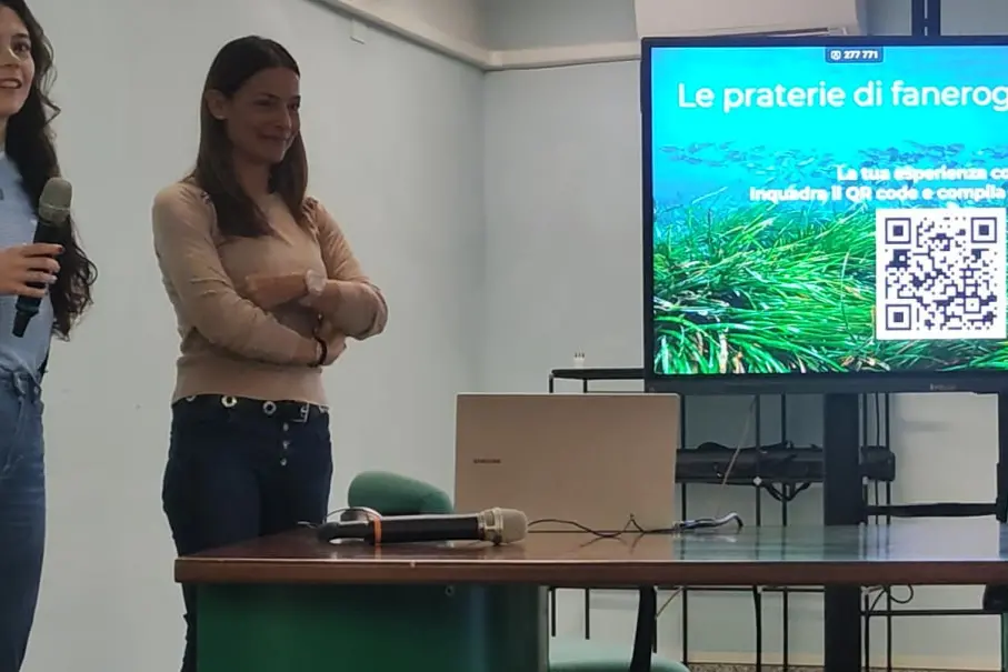 Santa Teresa Gallura, Francesca Frau e Michela Congiu di Fondazione Medsea (foto Ronchi)