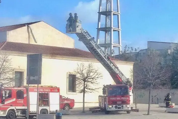 I pompieri in azione
