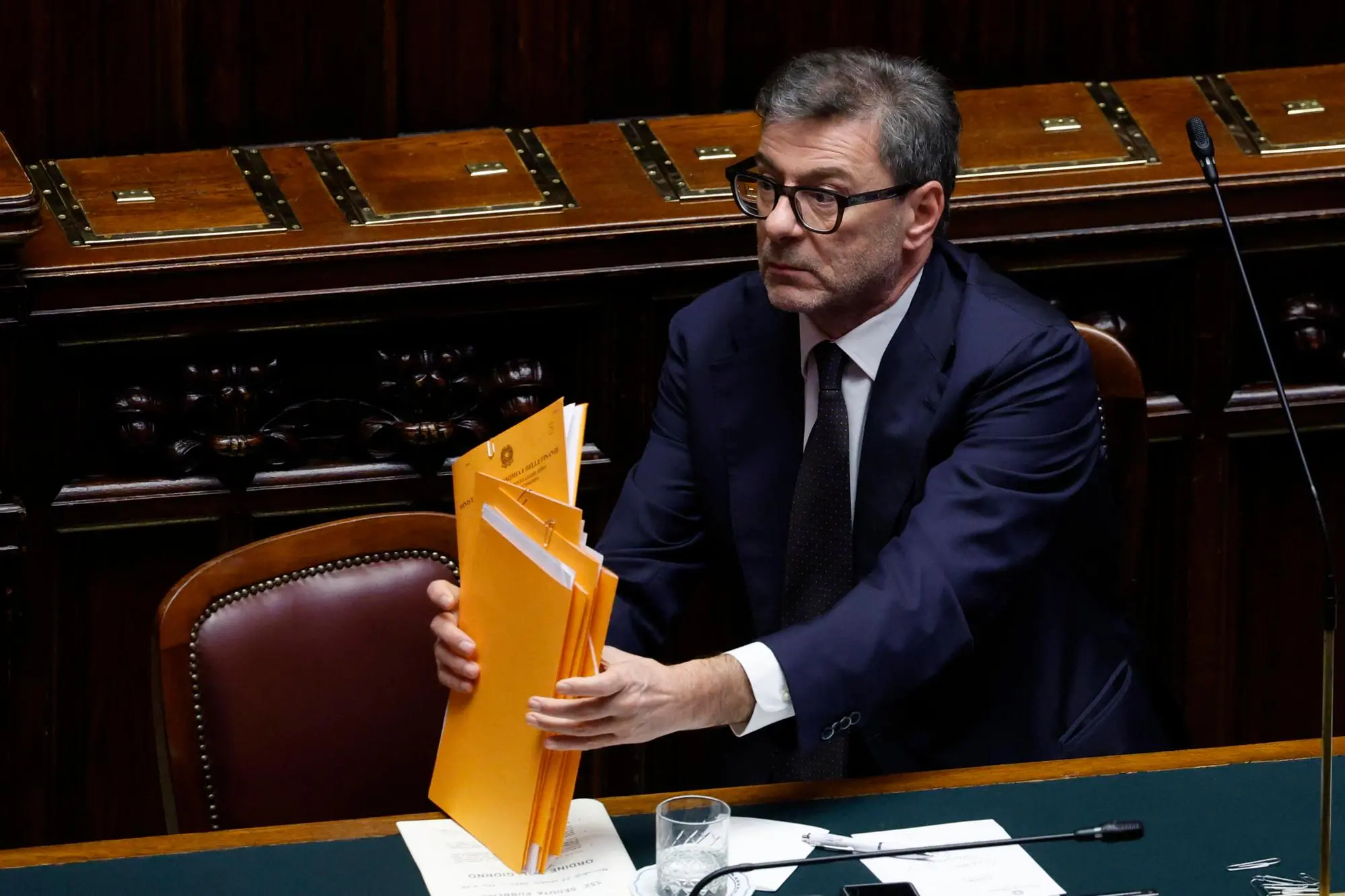 Il ministro Giancarlo Giorgetti (foto Ansa)