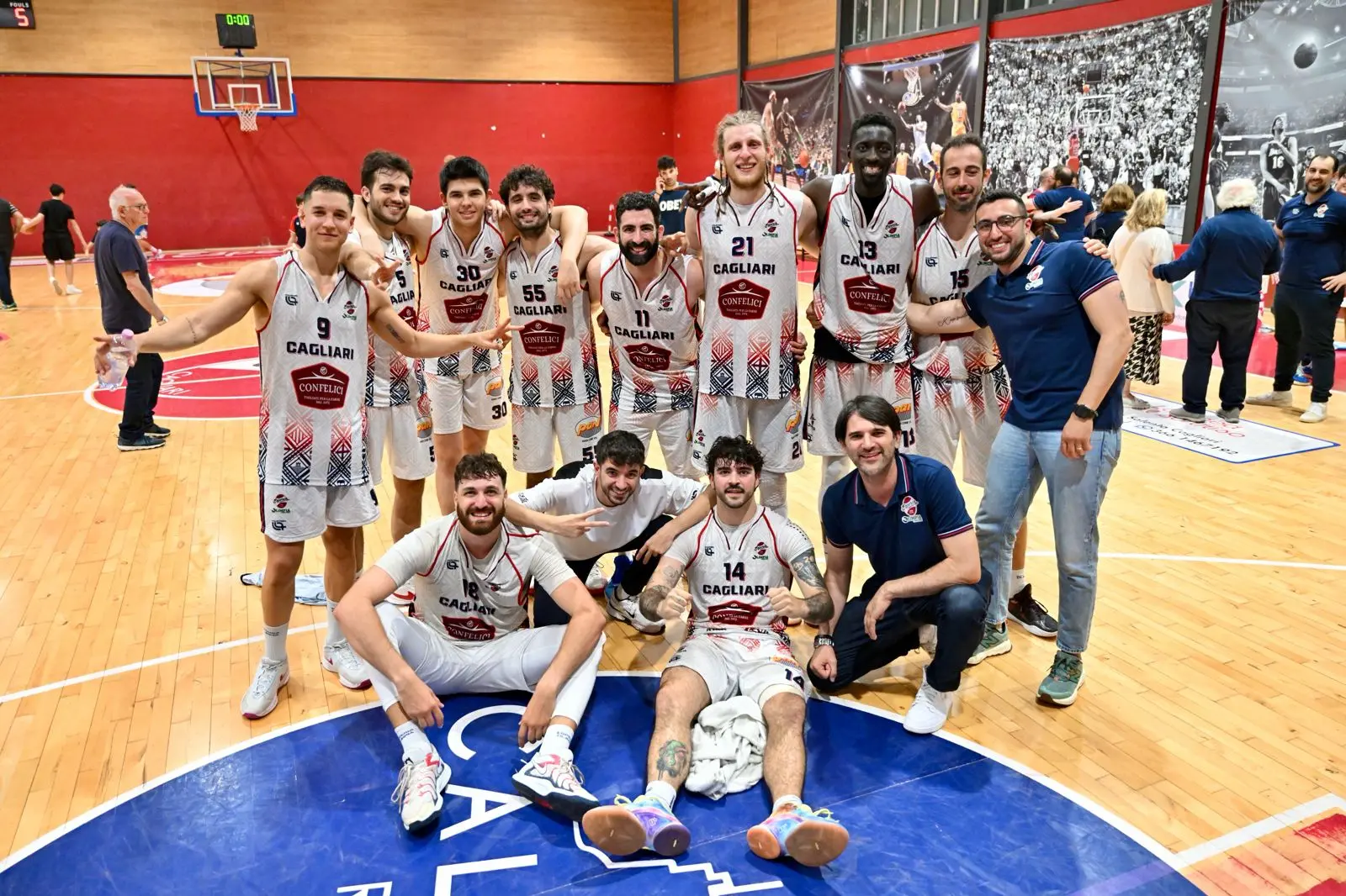 L'Esperia festeggia l'approdo in finale (foto Chiaramida)