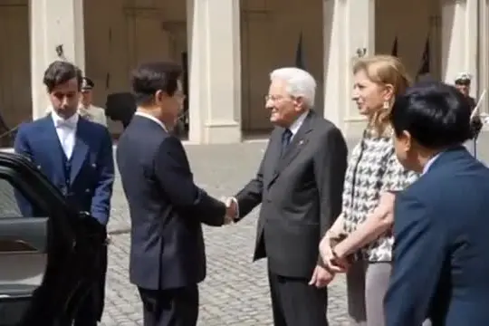 Mattarella ha ricevuto il presidente sudcoreano Lee Jae Myung
