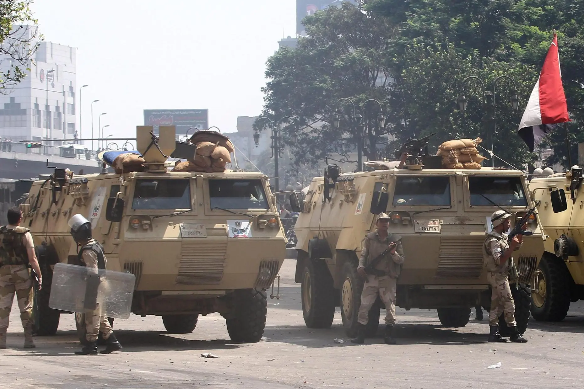 Militari egiziani, immagine simbolo (foto Ansa)