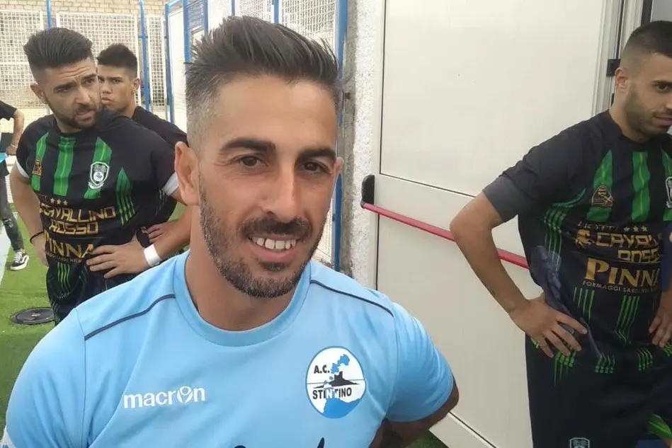 Michele Pulina, bomber dello Stintino Calcio (foto Tellini)