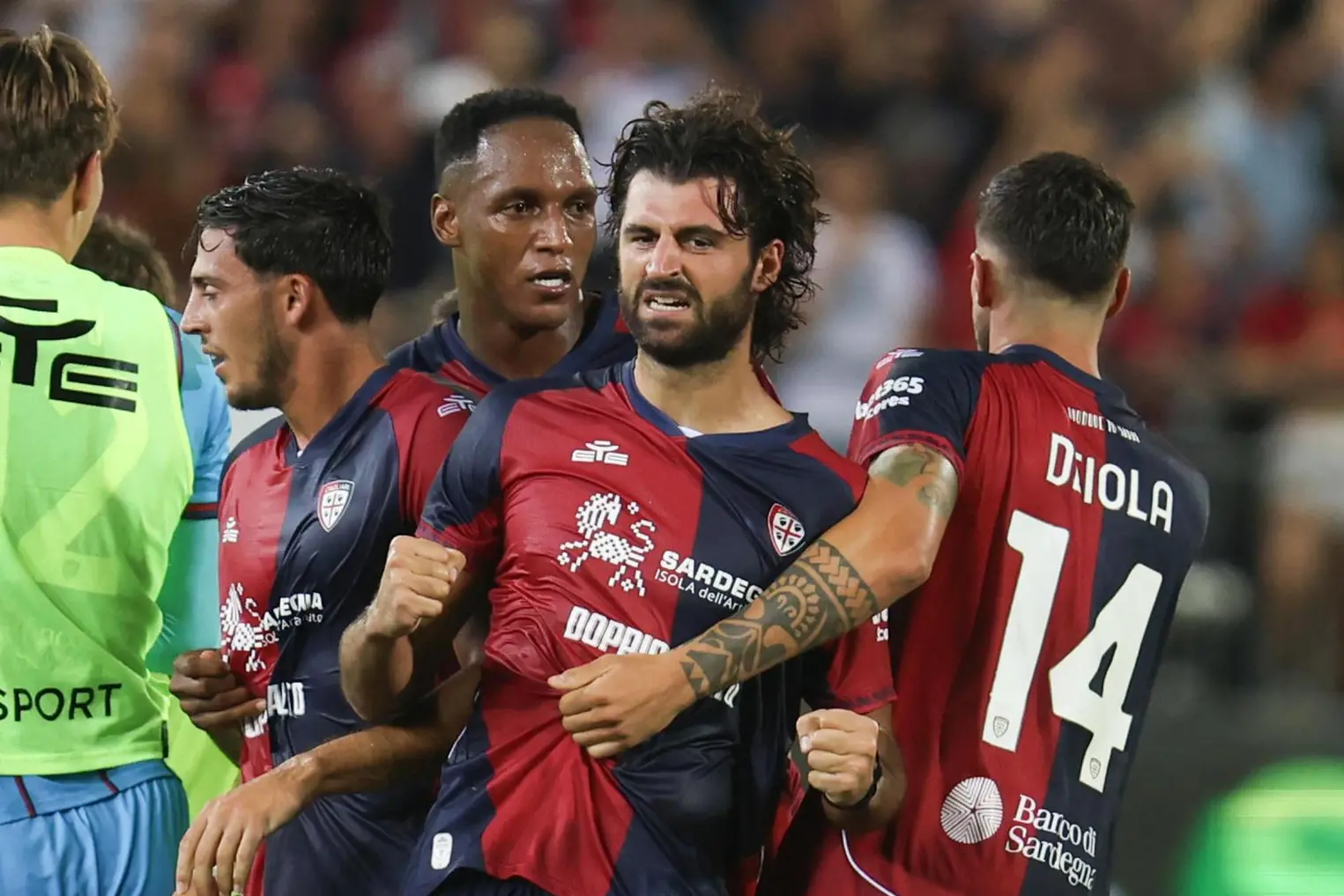 Sebastiano Luperto, difensore del Cagliari (foto Ansa)